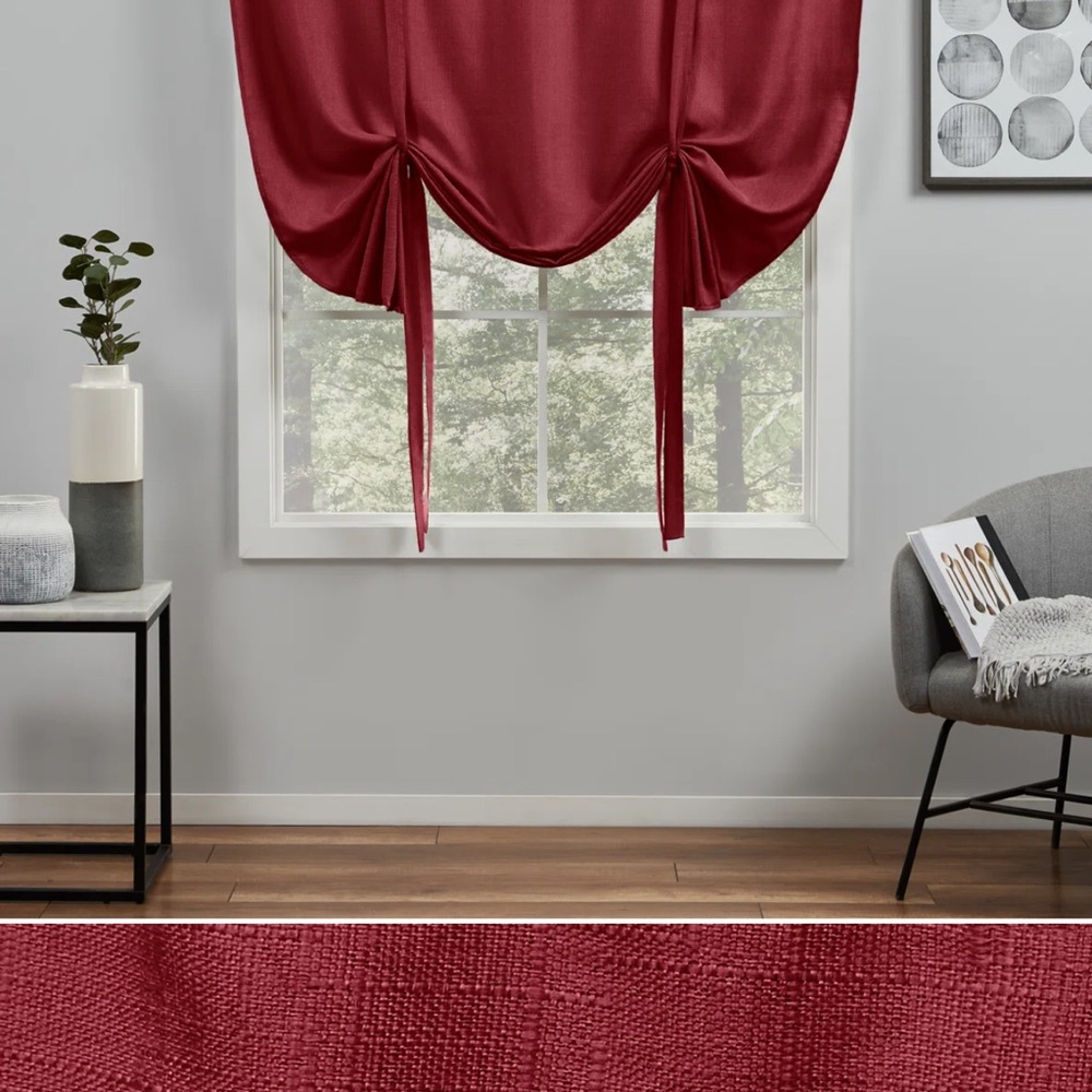 Room Essentials Burgundy Drapes